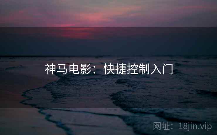 神马电影:快捷控制入门 神马电影:快捷控制入门