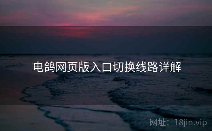 电鸽网页版入口切换线路详解 电鸽网页版入口切换线路详解