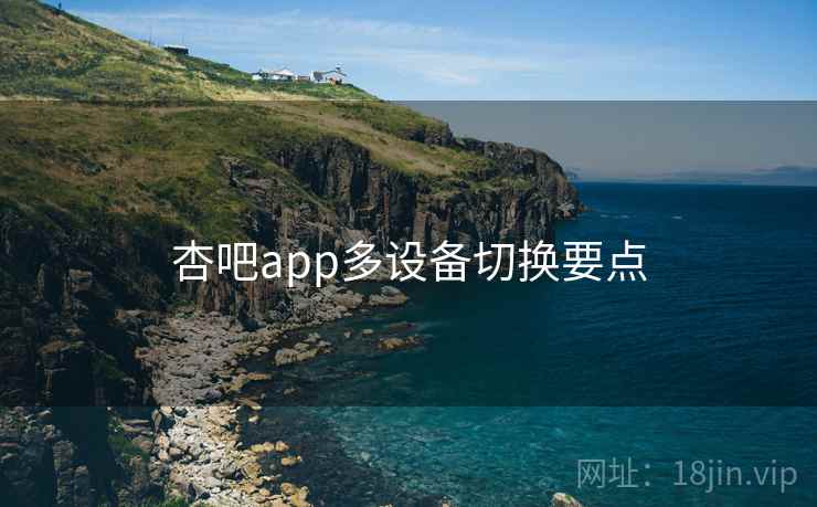 杏吧app多设备切换要点