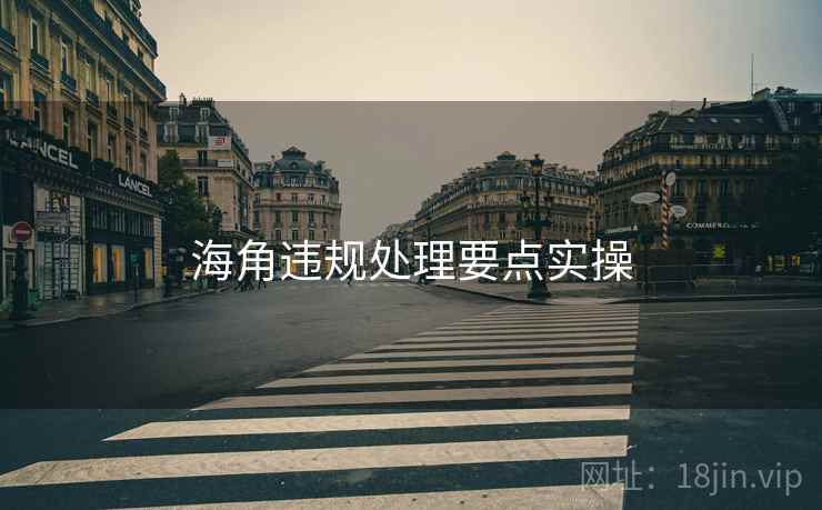 海角违规处理要点实操